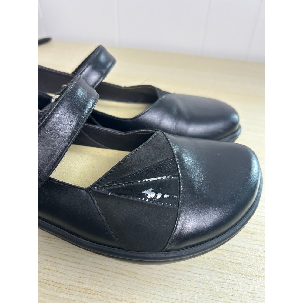 Naot Mary Jane Women 40 Black Leather Koru Arataki Comfort Walking shoes israel - Picture 6 of 8